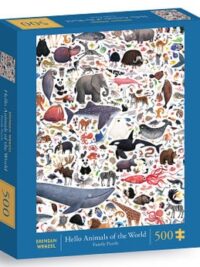 Hello Animals of the World 500-Piece Family Puzzle