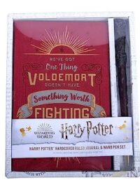 Harry Potter: Harry Potter Hardcover Ruled Journal and Wand Pen Set