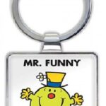 Mr. Men & Little Miss KEYRINGS - Mr. Funny
