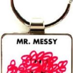 Mr. Men & Little Miss KEYRINGS - Mr. Messy