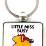Mr. Men & Little Miss KEYRINGS - Little Miss Busy