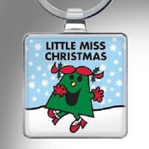 Mr. Men & Little Miss KEYRINGS - Little Miss Christmas