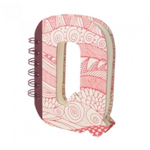 Alphabooks Note Books - Letter Q
