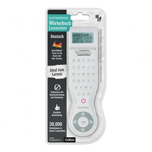 WEISS/WHITE Electronic Dictionary Bookmark - German