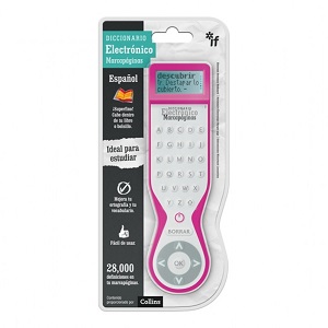 ROSA/PINK Electronic Dictionary Bookmark - Spanish