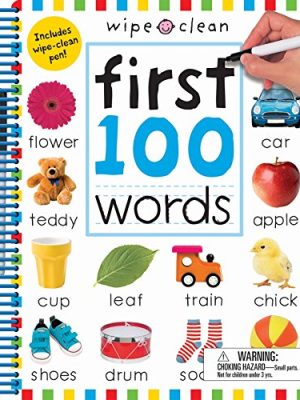 Wipe Clean: First 100 Words - Extended Edition: Includes Wipe-Clean Pen