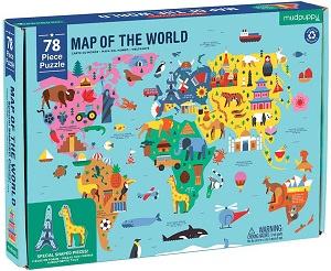 Map of the World Geography Puzzle
