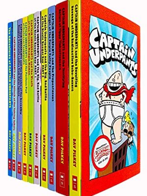 Captain Underpants: 10 Book Set