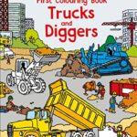 First Colouring Book Trucks and Diggers