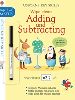 Wipe-Clean Adding and Subtracting 7-8