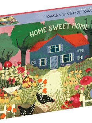 Home Sweet Home 1,000-Piece Puzzle: (Flow) for Adults Families Picture Quote Mindfulness Game Gift Jigsaw 26 3/8” x 18 7/8”
