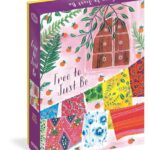 Free to Just Be 1,000-Piece Puzzle : (Flow) for Adults Families Picture Quote Mindfulness Game Gift Jigsaw 26 3/8" x 18 7/8"