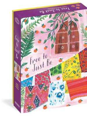 Free to Just Be 1,000-Piece Puzzle : (Flow) for Adults Families Picture Quote Mindfulness Game Gift Jigsaw 26 3/8" x 18 7/8"