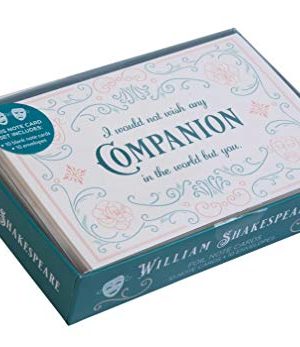 William Shakespeare Foil Note Cards