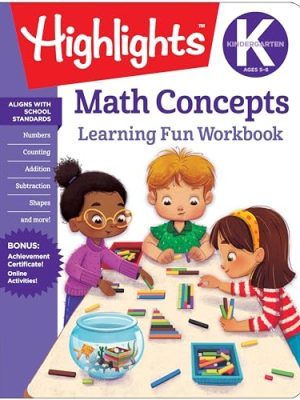 HL Activity Books: Math Concepts Learning Fun Workbook