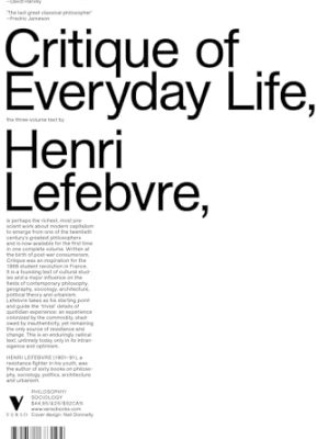 Critique of Everyday Life : The Three-Volume Text