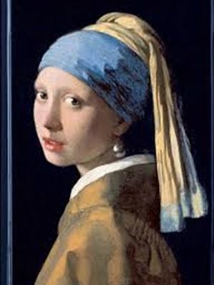 Johannes Vermeer: Girl with a Pearl Earring (Foiled Journal)