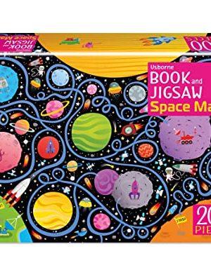 Book And Jigsaw Space Maze