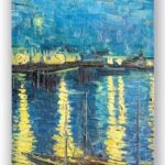 Vincent Van Gogh: Starry Night Over The Rhône (Foiled Slimline Journal)