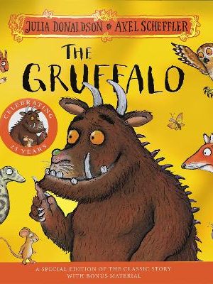 The Gruffalo 25th Anniversary Edition: with a shiny gold foil cover and fun Gruffalo activities to make and do!
