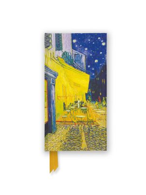 Vincent van Gogh: Café Terrace (Foiled Slimline Journal)