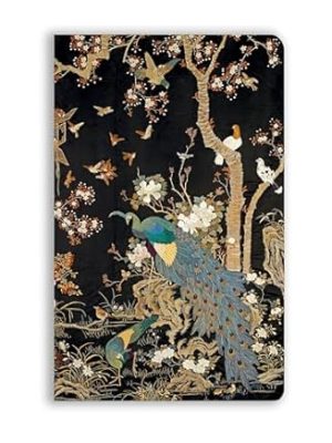 Ashmolean Museum: Embroidered Hanging With Peacock (Soft Touch Journal)