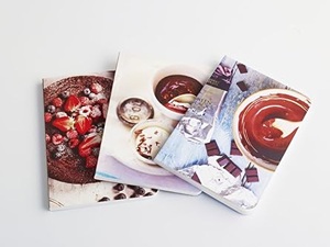 G&B'S Chocolate: 3x Mini Notebooks