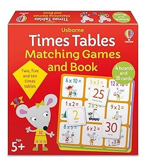 Times Tables Matching Games and Book